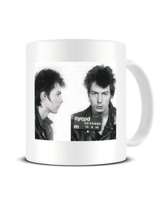 Rock and Roll Icons Mug Shots Ceramic Mug