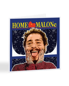 Post Malone Home Alone - Christmas Card