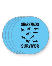 Load image into Gallery viewer, Sharknado Survivor - Barware Home Kitchen Drinks Coasters