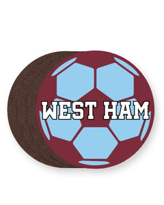 West Ham Football Club Fan - Barware Home Kitchen Drinks Coasters