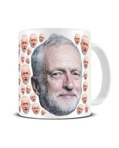 Jeremy Corbyn Labour Smiley Face Pattern Meme Funny Ceramic Mug