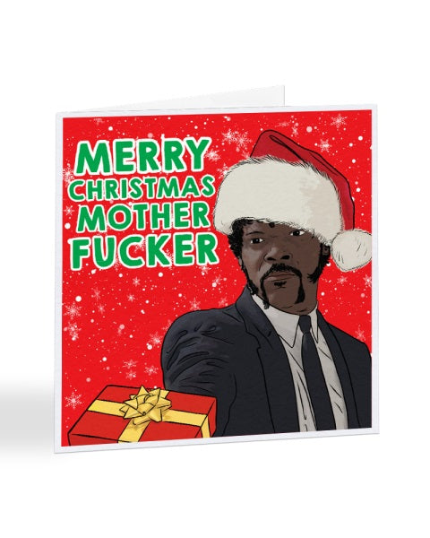 Pulp Fiction - Samuel L Jackson - Funny Christmas Card