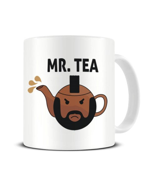Mr Tea B. A. Baracus Mr T - Mr Men Parody Ceramic Mug