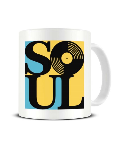 Soul Music Vinyl Record Collectors Ceramic Mug