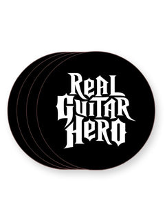 Real Guitar Hero - Guitarist Barware Home Kitchen Drinks Coasters