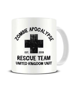 Zombie Apocalypse Rescue Team United Kingdom Unit Ceramic Mug