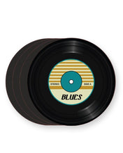 Load image into Gallery viewer, Vinyl Record Blues Music Genre - Barware Home Kitchen Drinks Coasters