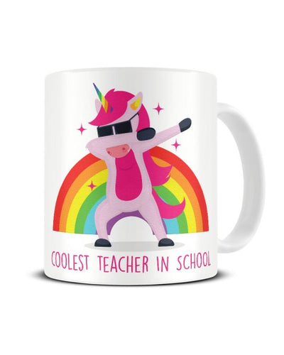 Coolest Teacher In School Ceramic Mug