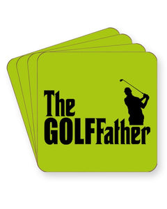 The Golffather - Barware Home Kitchen Drinks Coasters