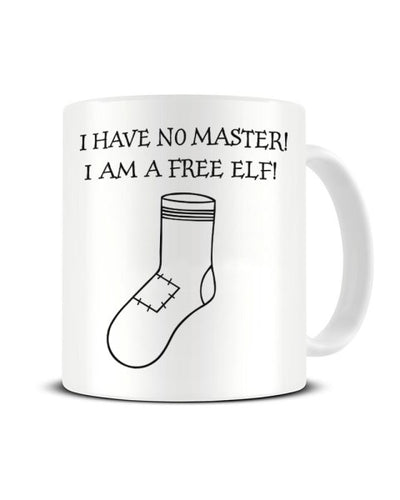 I Have No Master, I Am A Free Elf - Dobby Ceramic Mug