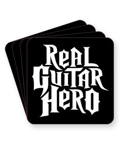 Real Guitar Hero - Guitarist Barware Home Kitchen Drinks Coasters