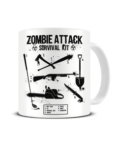 Zombie Attack Survival Kit Ceramic Mug