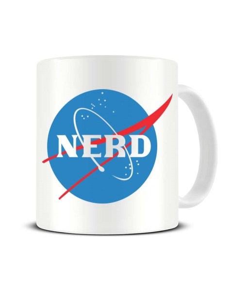 Nerd NASA Logo Ceramic Mug