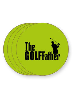 The Golffather - Barware Home Kitchen Drinks Coasters