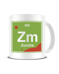 Zombie Science Element Periodic Table Ceramic Mug