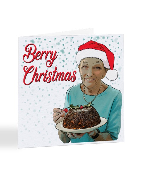 Berry Christmas - Mary Berry Funny Celebrity Christmas Card