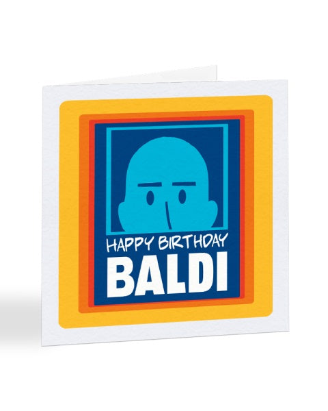 Happy Birthday BALDI - Funny Aldi Supermarket Joke - Birthday Greetings Card