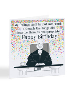 A1020 - My Feelings Can't Be Put Into Words - Birthday Card
