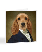 Load image into Gallery viewer, The Gentleman - Dog Card - Choose Your Breed