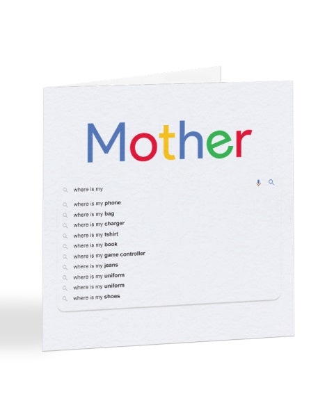 Mother Google Search - Inspirational Mother - Mother's Day Greetings Card