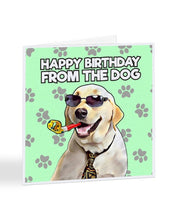 Load image into Gallery viewer, Birthday Card From The Dog, Popular Breeds, Birthday Greetings Card