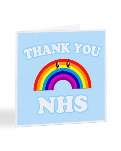 Thank You NHS Card - Nurse Doctor Key Worker - Thank You Greetings Card
