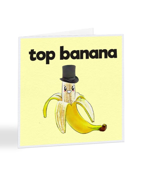 Top Banana - Thank You Greetings Card