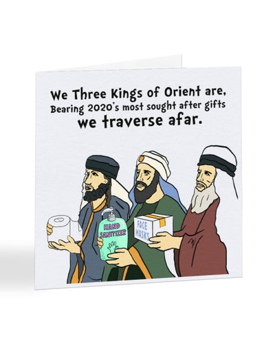We Three Kings 2020 Gifts - Funny Joke - Christmas Card