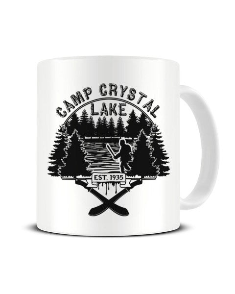 Camp Crystal Lake Est 1935 Funny Tv Show Ceramic Mug
