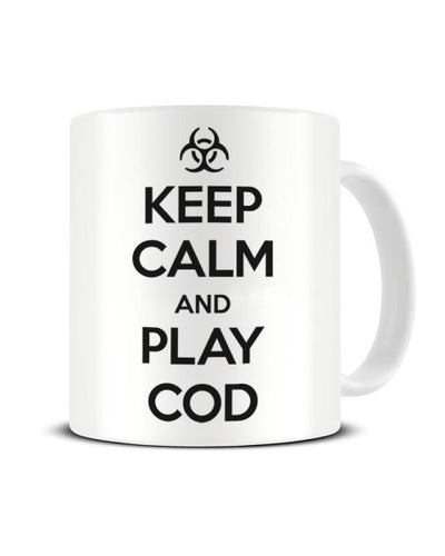 Keep Calm And Play Cod - Video Game Inspired Ceramic Mug