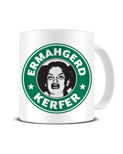 Ermahgerd Kerfer OMG Meme Girl Inspired Ceramic Mug