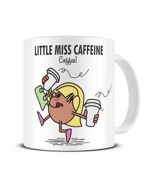 Little Miss Caffeine - Mr Men Parody Ceramic Mug