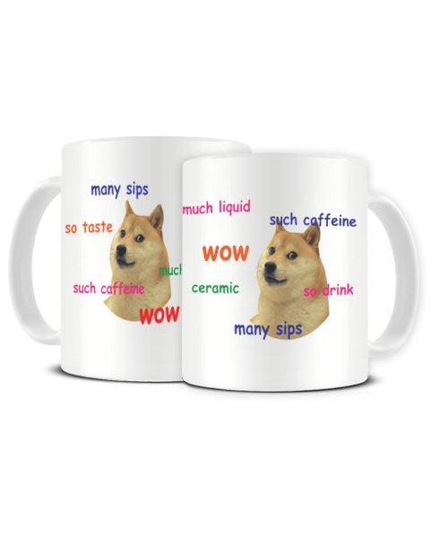 Doge Funny Internet Meme Ceramic Mug
