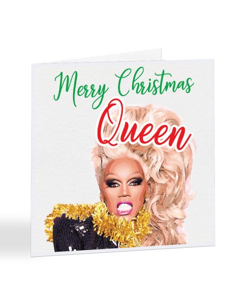 Merry Christmas Queen Ru Paul's Drag Race Card