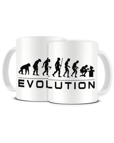 Evolution Of A PC Gamer Funny Video Gaming Ceramic Mug