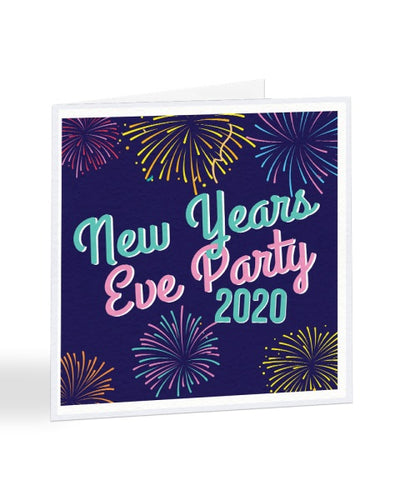 New Years Eve 2020 Party Invite - Funny RSVP Greetings Card