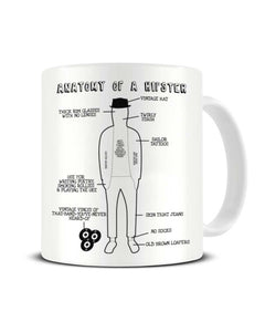 Anatomy Of A Hipster Funny Ceramic Mug