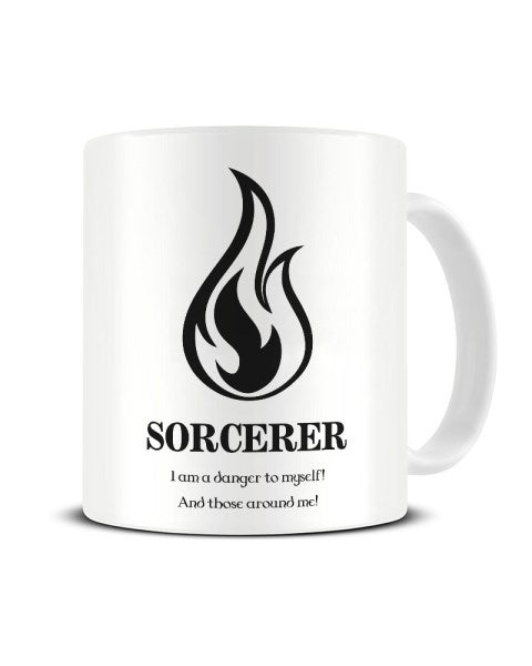 Sorcerer Dungeons And Dragons Character Funny Ceramic Mug