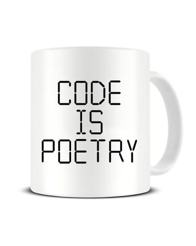 Code Is Poetry Funny Web Designer Programmer Ceramic Mug