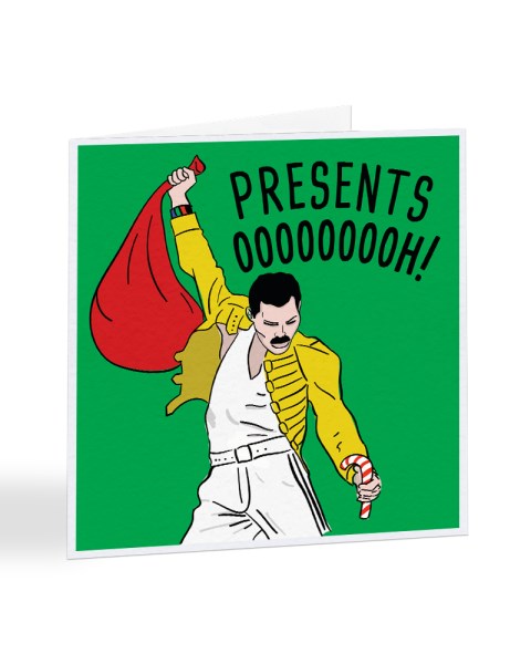 Freddie Mercury Presents Oooooh! Christmas Card