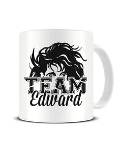 Team Edward - Edward Scissorhands - Twilight Inspired Parody Ceramic Mug