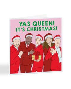 Yas Queen It's Christmas - Queer Eye - Tv Show - Funny Christmas Card