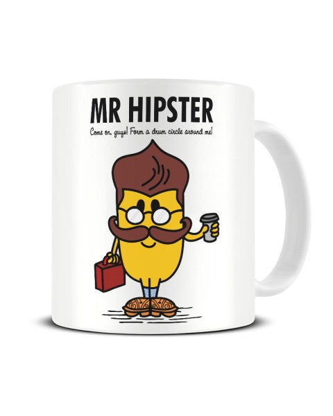 Mr Hipster - Mr Men Parody Ceramic Mug