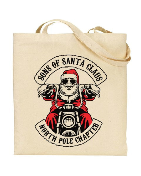 Sons Of Santa Claus - Sons Of Anarchy Inspired Canvas Shopper T